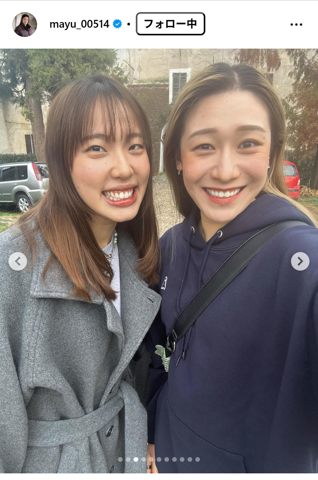 石川真佑のインスタグラムから