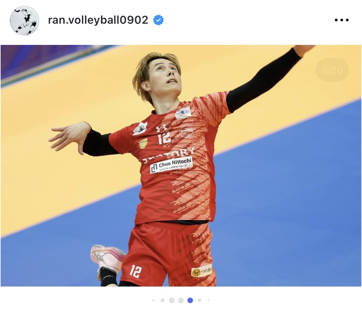 高橋藍のインスタグラムから