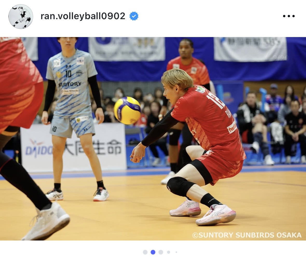 高橋藍のインスタグラムから