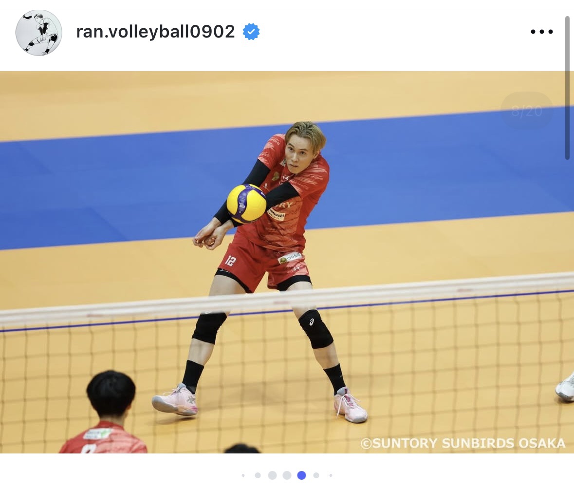 高橋藍のインスタグラムから