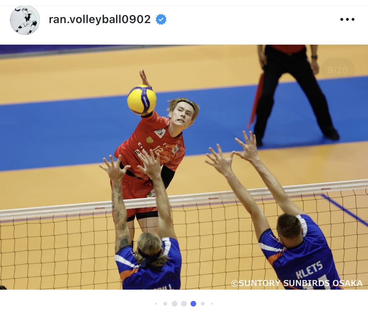 高橋藍のインスタグラムから