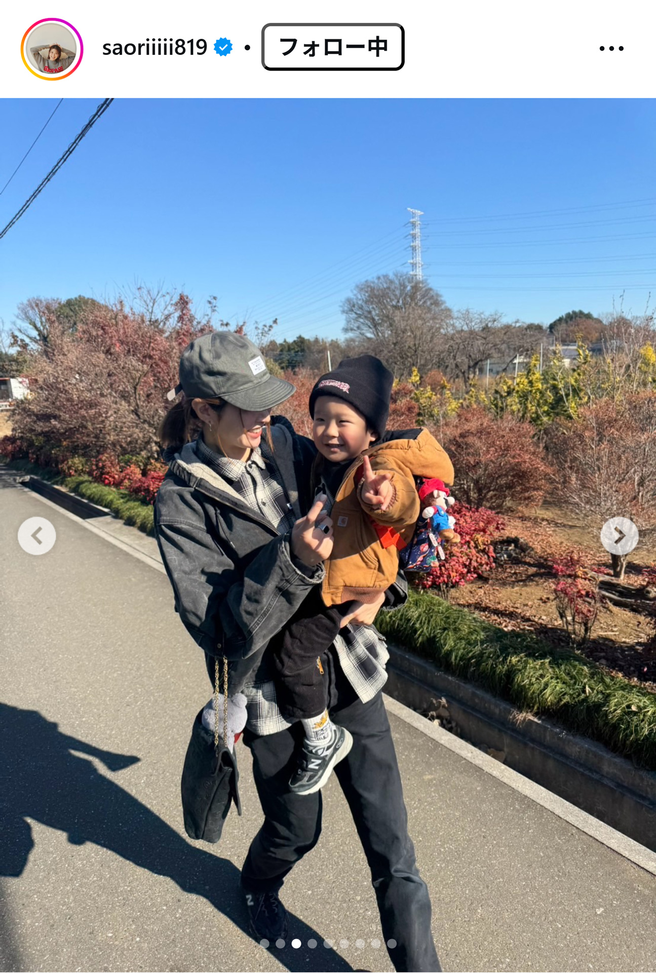 木村沙織さんのインスタグラムから