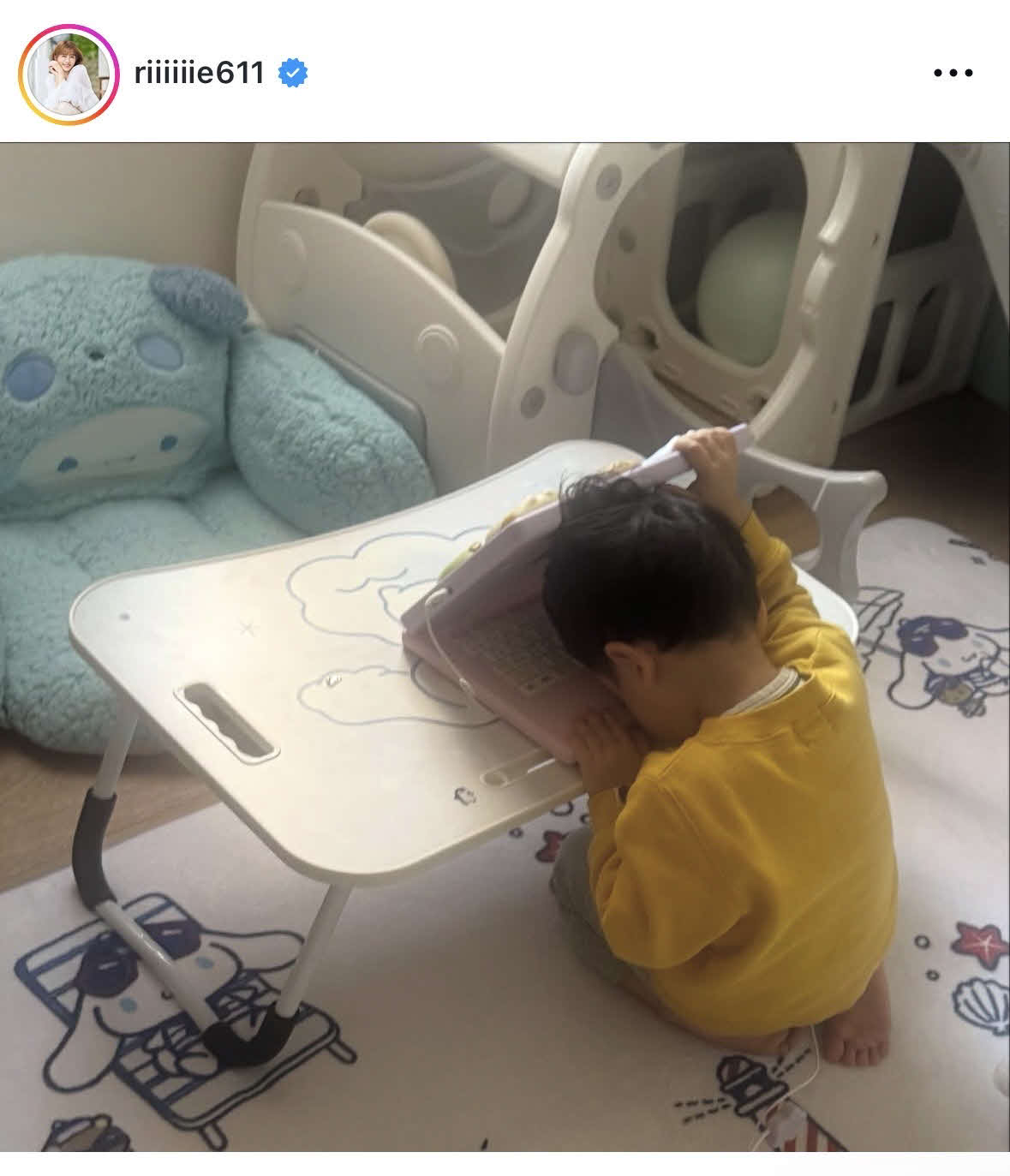 田中理恵さんのインスタグラムから