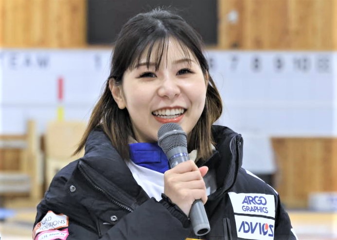 カーリング女子ロコ・ソラーレの吉田夕梨花（2025年5月撮影）