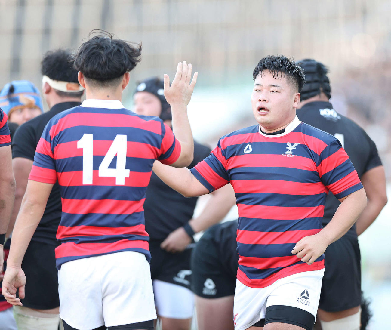 関西大学ラグビーAリーグ第7節　京産大対天理大　（撮影・上山淳一