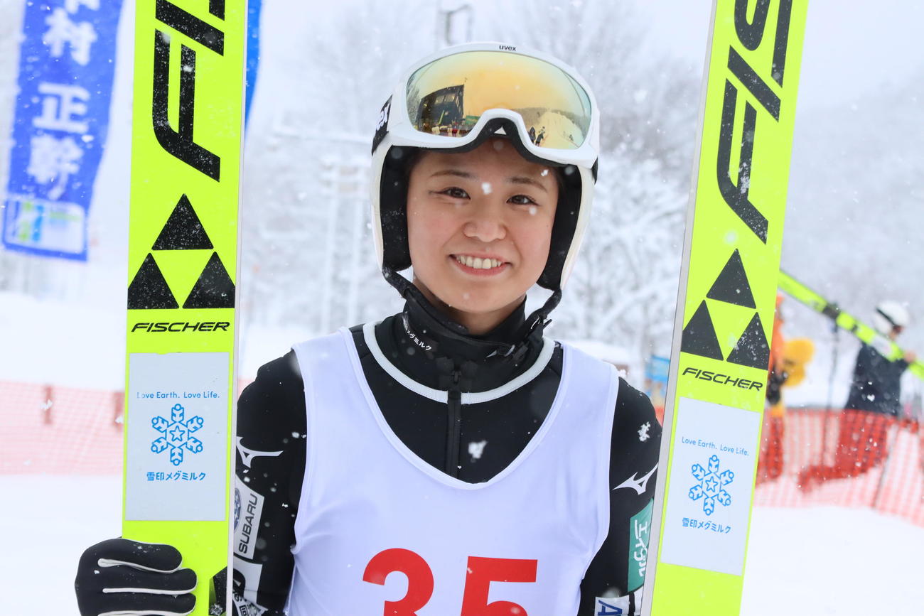 国内開幕戦で優勝した一戸（撮影・保坂果那）