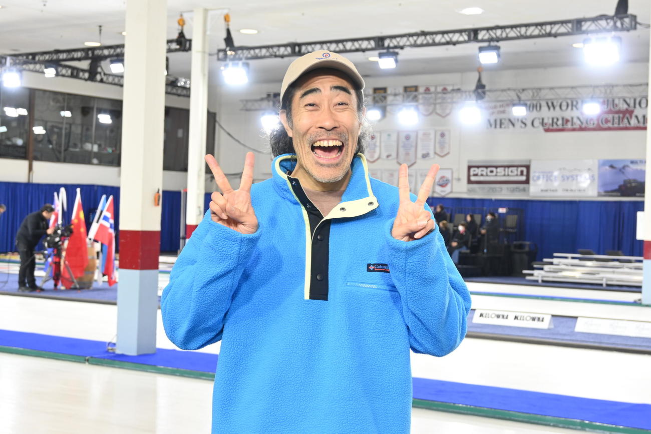 女子日本代表フォルティウスが五輪出場を決めて喜ぶなすび（撮影・飯岡大暉）