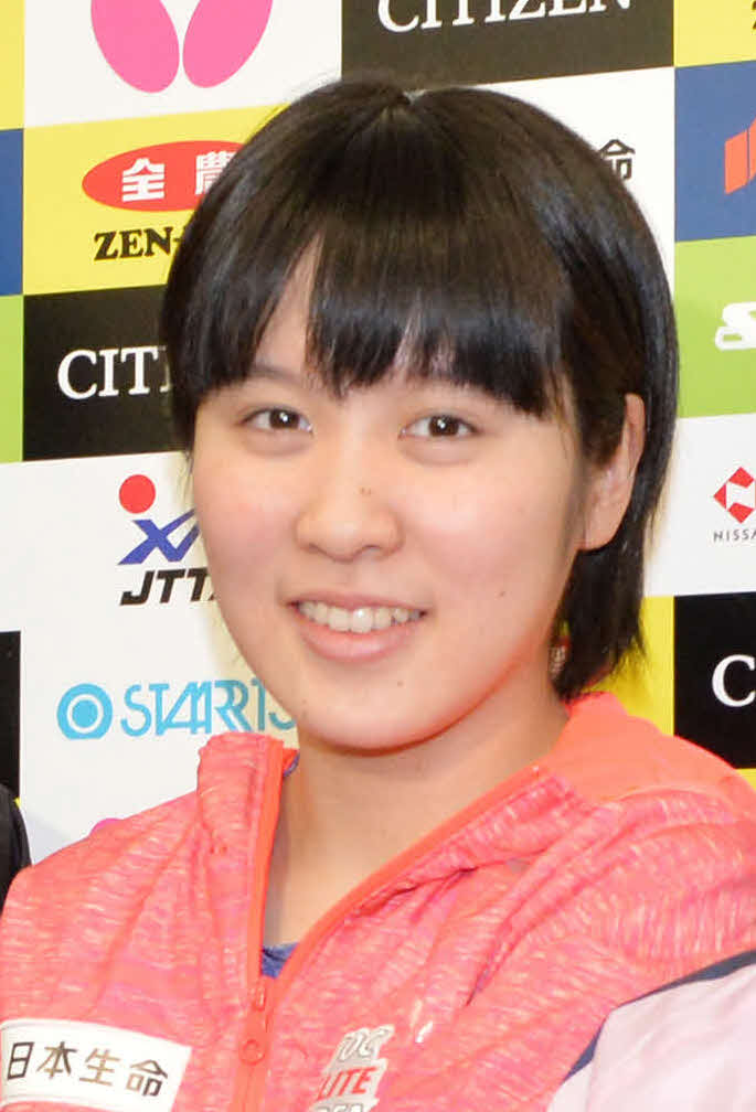平野美宇（2017年1月撮影）