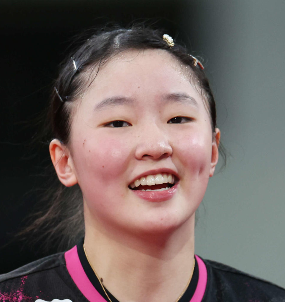 張本美和（2025年1月25日撮影）