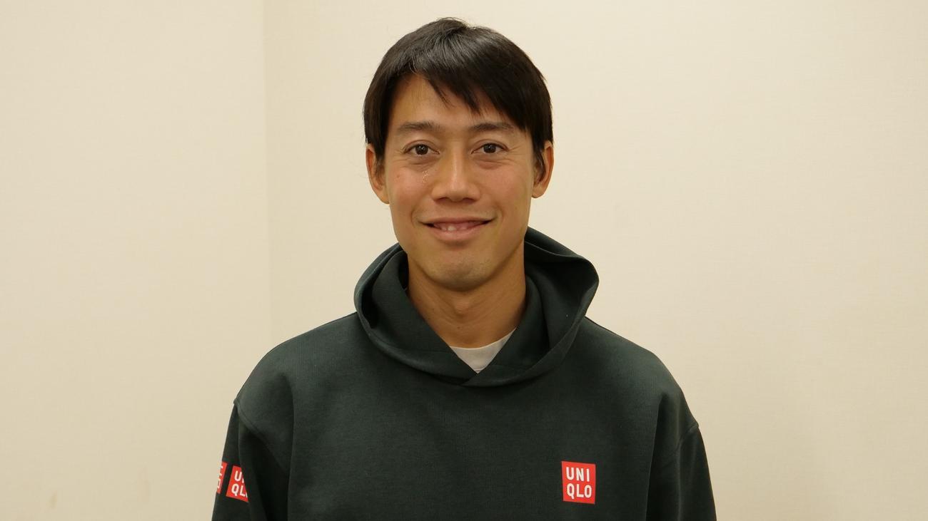来シーズンへの意気込みなどをインタビューで語った錦織圭