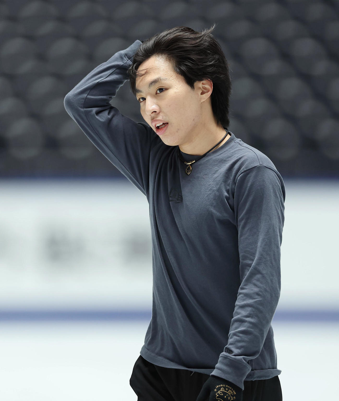 男子フリーに向け調整する三浦（撮影・前田充）
