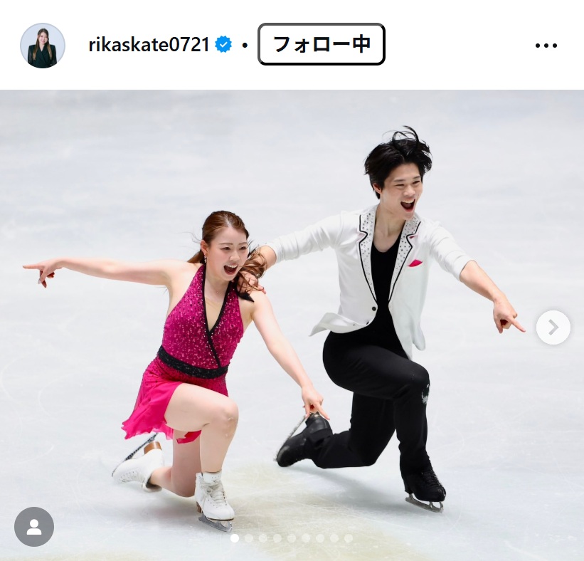 紀平梨花のインスタグラムから