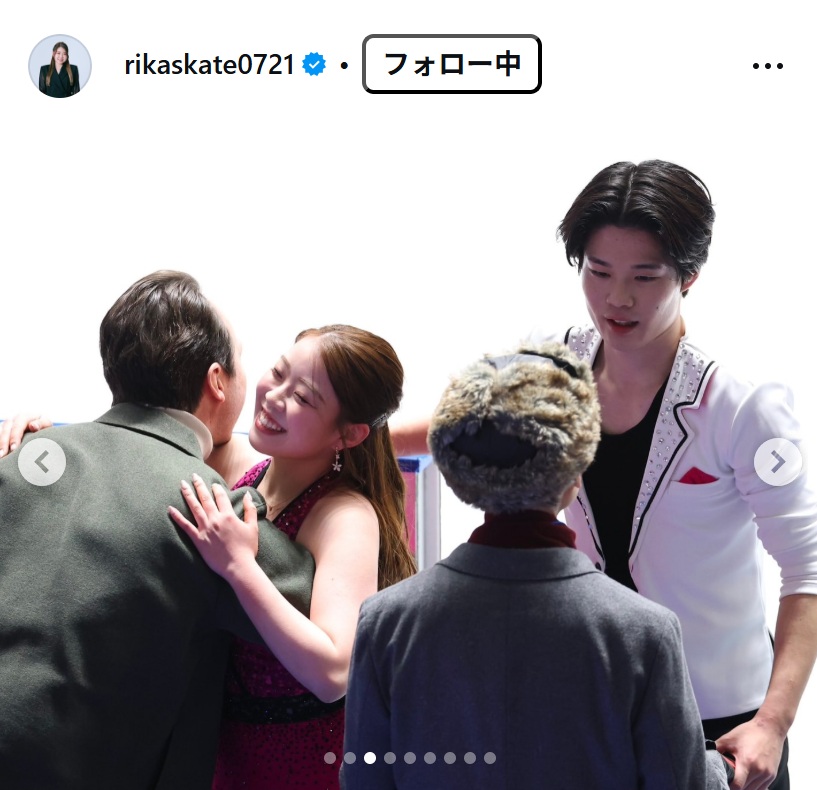 紀平梨花のインスタグラムから