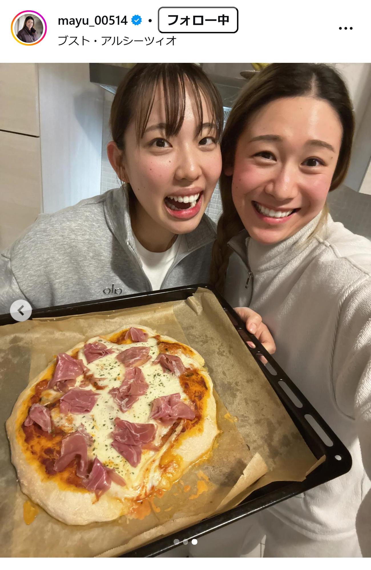 石川真佑のインスタグラムから