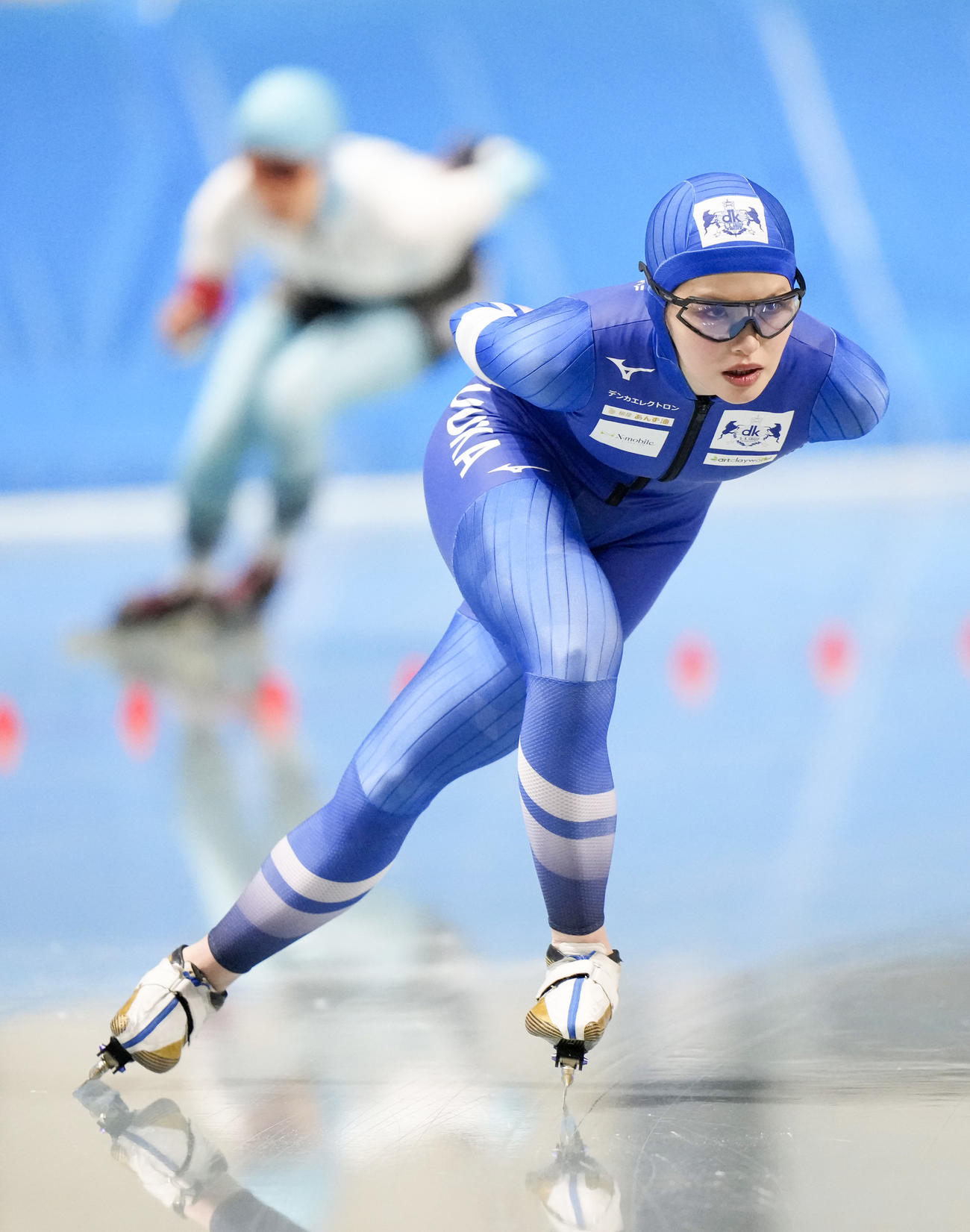 女子5000メートルで優勝した高橋侑花（共同）
