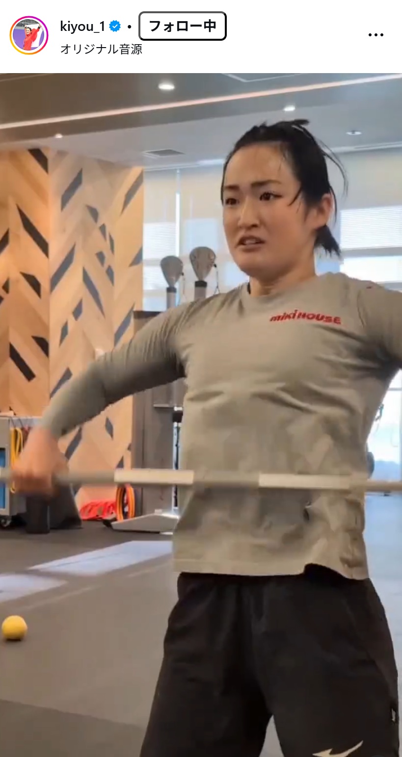 清水希容さんのインスタグラムから