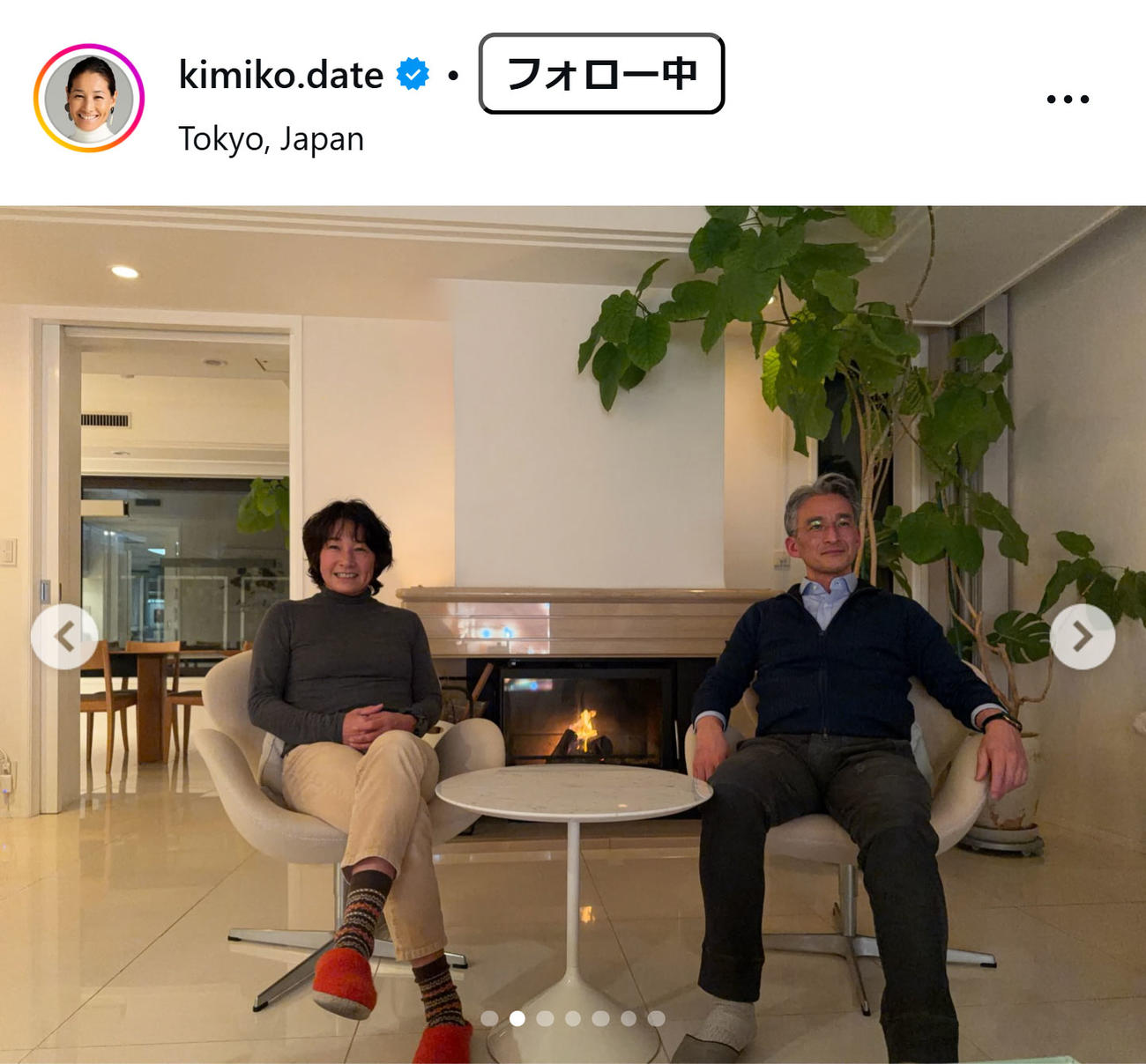 伊達公子さんのインスタグラムから