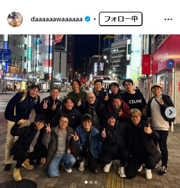 和田正人のインスタグラムから