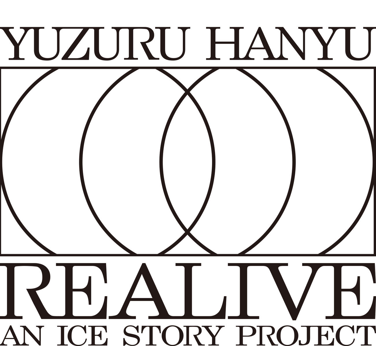 「Yuzuru Hanyu “REALIVE” an ICE STORY project」の公演ロゴ