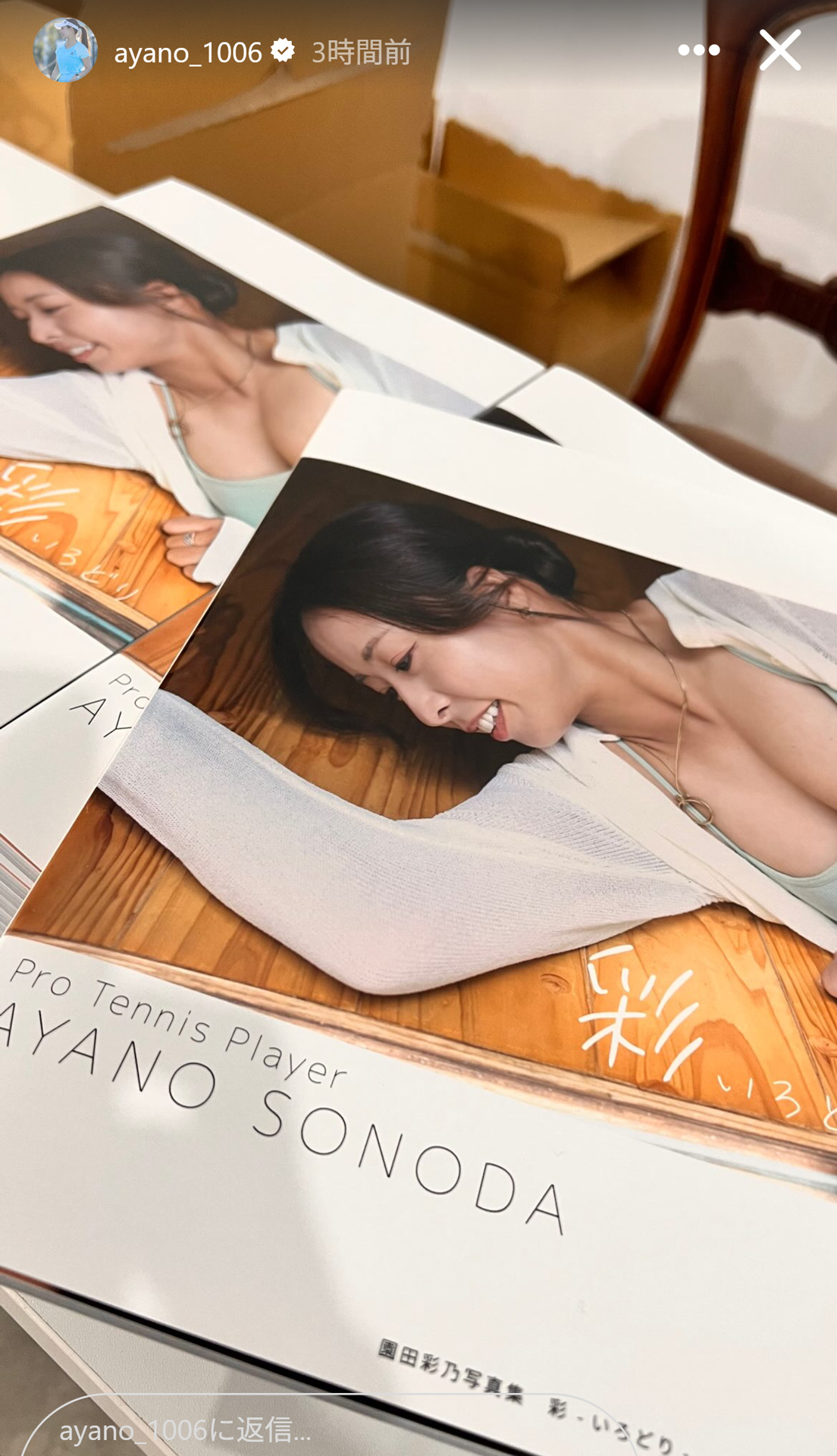 園田彩乃のストーリーズから