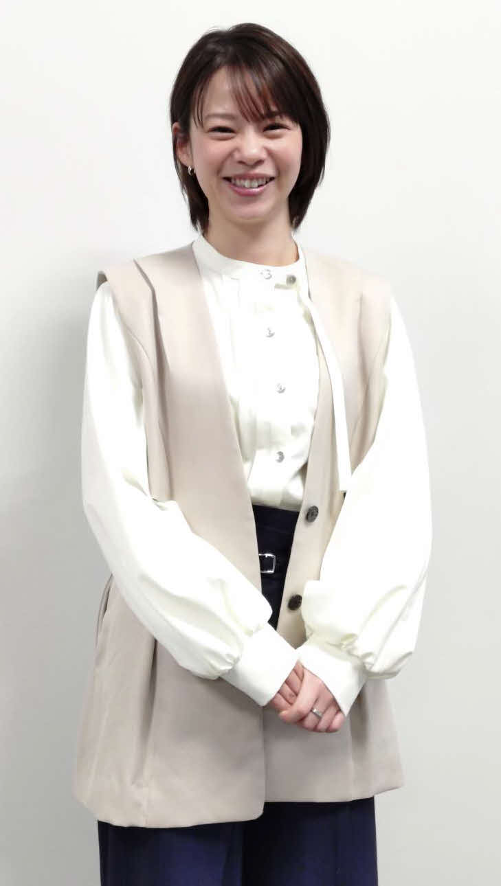 ミラノ・コルティナ五輪の見どころを語る高木菜（撮影・飯岡大暉）