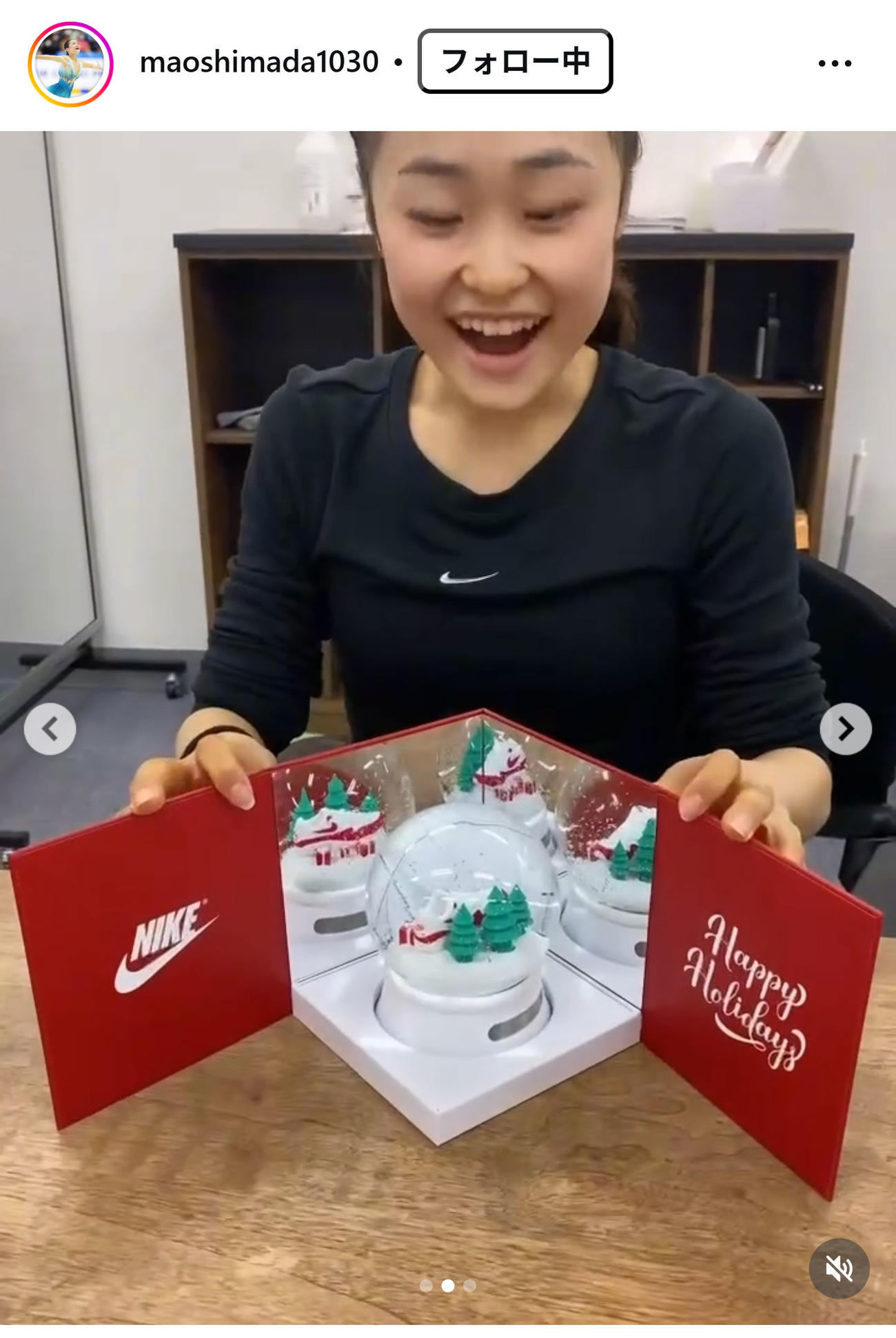 島田麻央のインスタグラムから