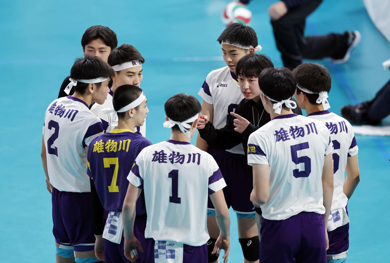 選手に指示を出す赤川監督（2026年撮影）