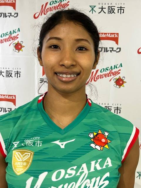 取材に応じる大阪M宮部愛芽世