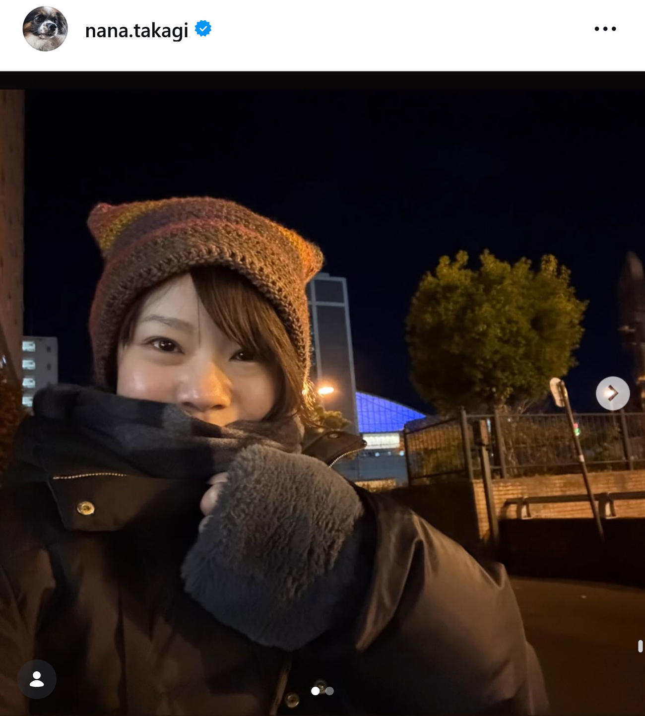 高木菜那のインスタグラムから