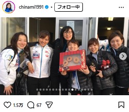 吉田知那美のインスタグラムから