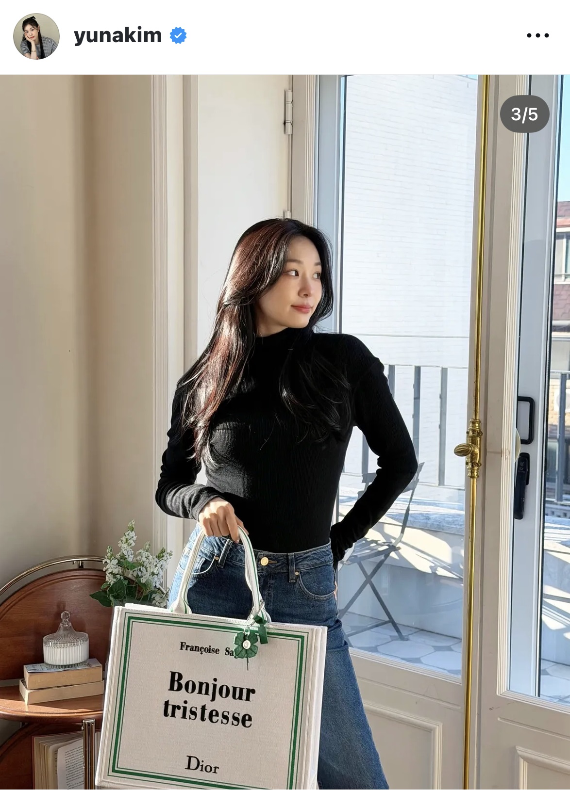 金妍児さんのインスタグラムから