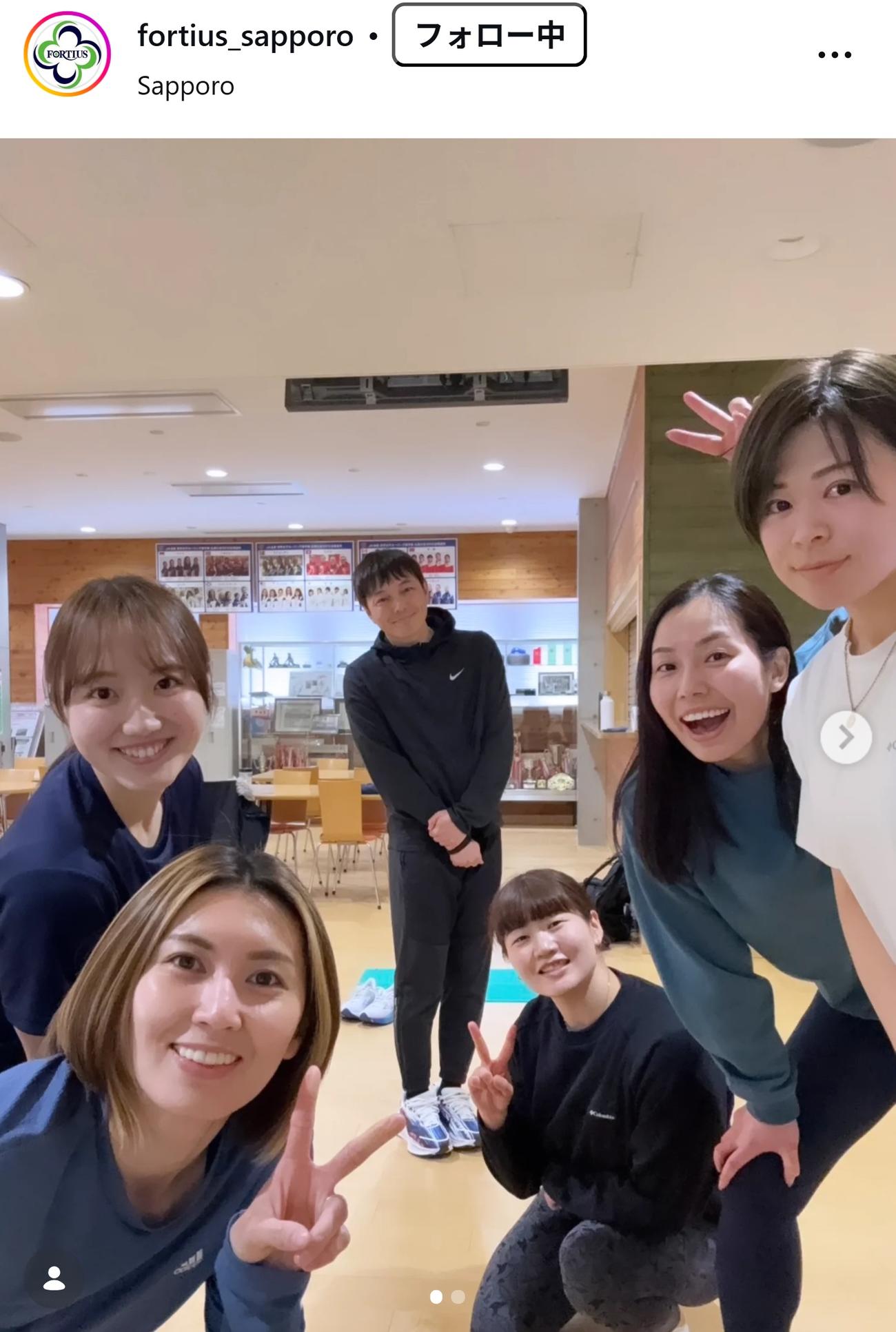 フォルティウスのインスタグラムから