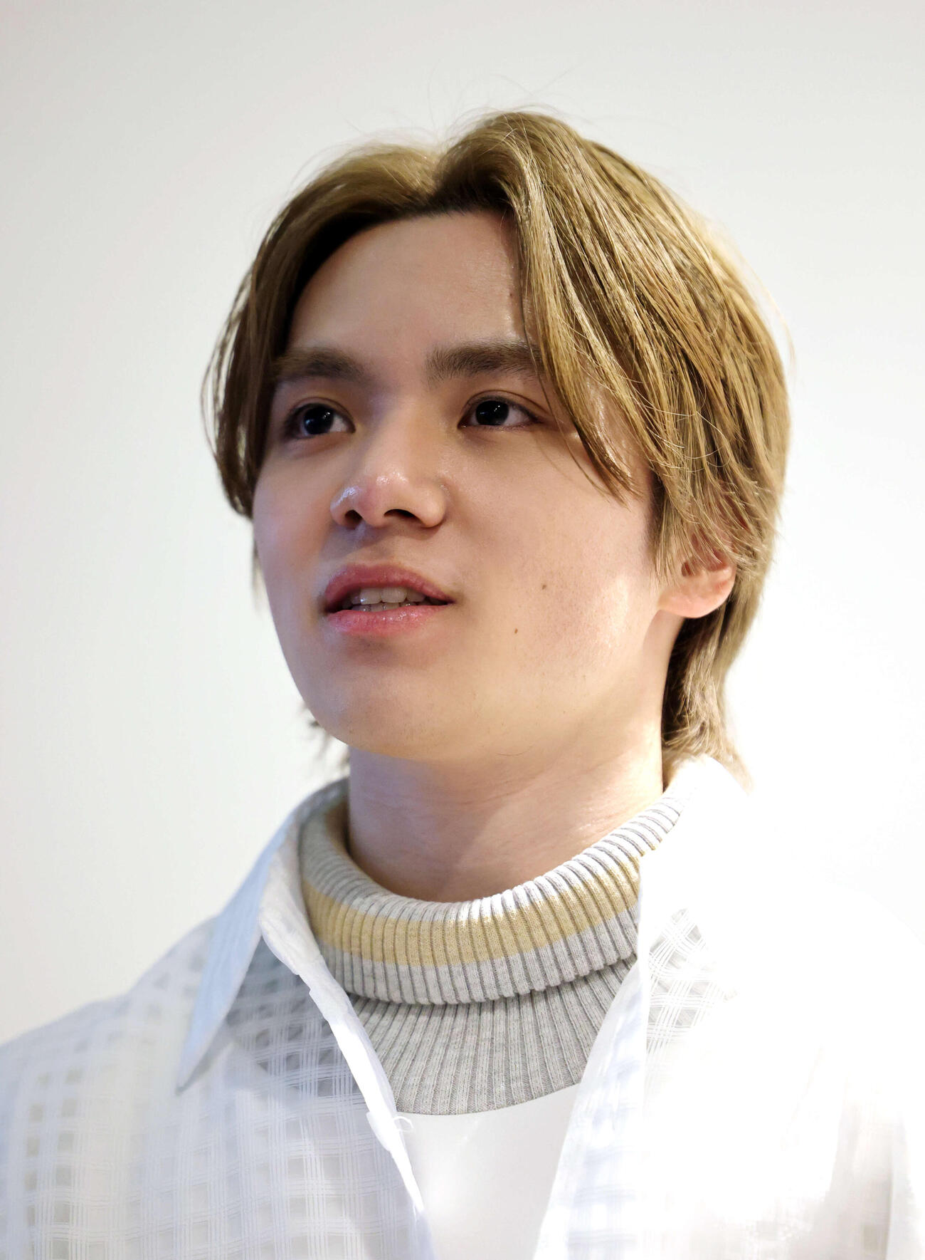 ApexLegendsファン感謝祭で試合出場し取材に答える宇野昌磨さん（撮影・浅見桂子）