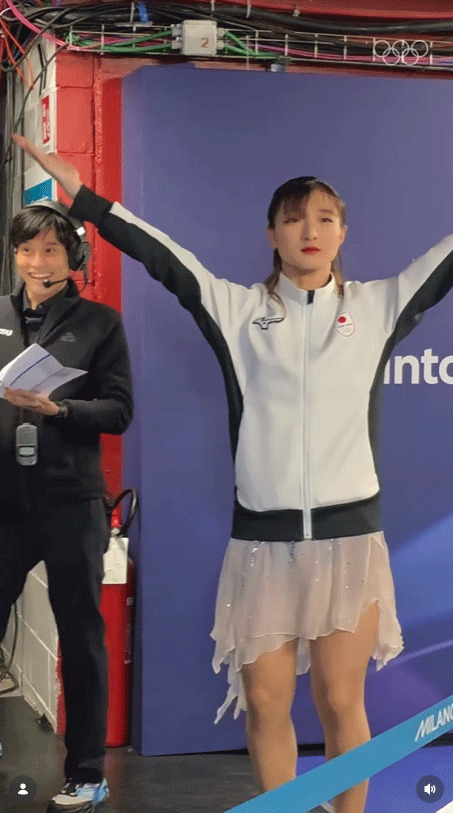 ミラノ・コルティナ五輪の公式インスタグラムから