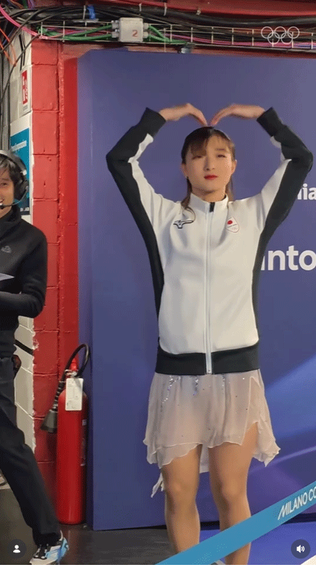 ミラノ・コルティナ五輪の公式インスタグラムから