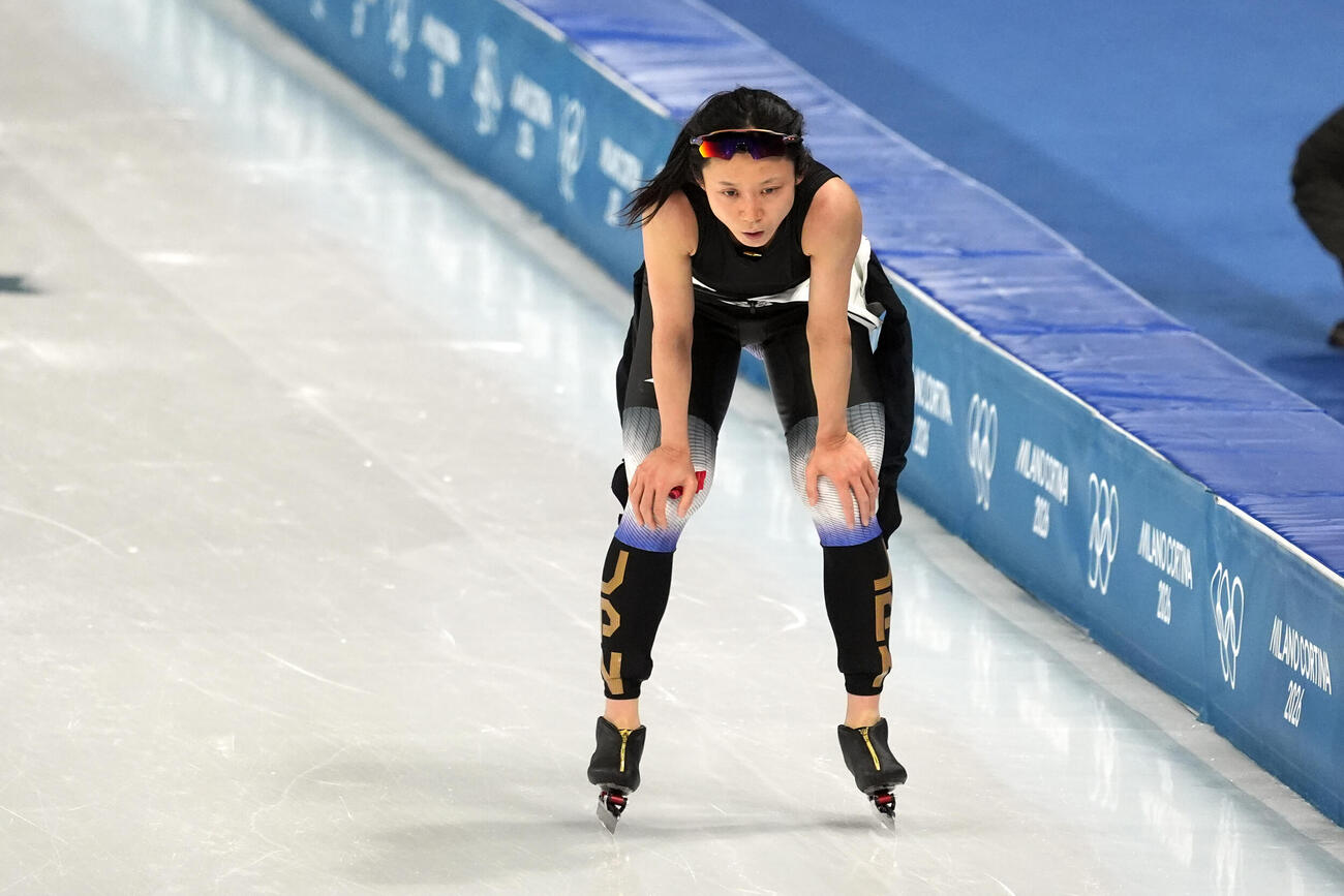 女子1500メートルで6位に終わった高木（撮影・パオロ　ヌッチ）