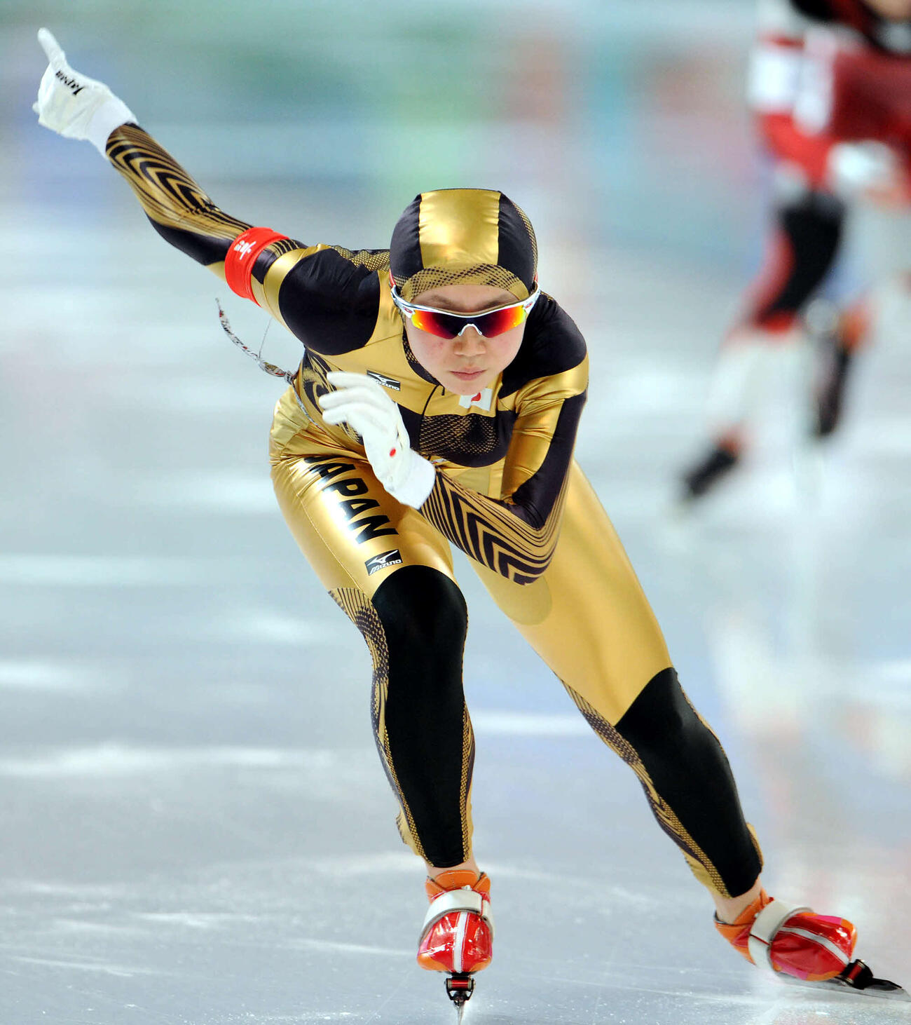 10年2月、高木美帆のバンクーバー五輪1000ｍでの滑り