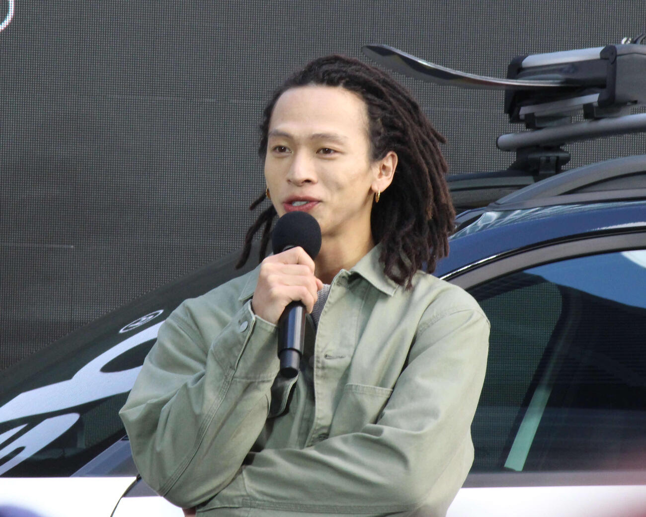 イベントに出席した平野歩夢（撮影・勝部晃多）