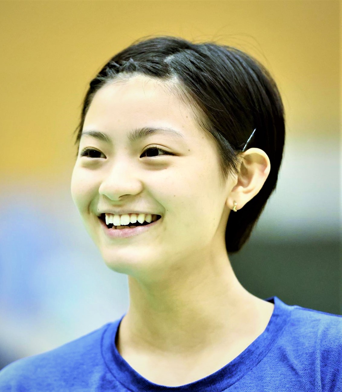 バドミントン女子シングルスの宮崎友花（2025年7月撮影）