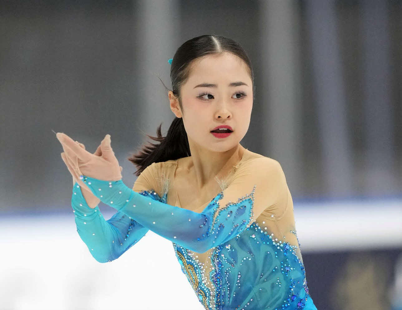 フィギュアスケート女子の島田麻央（2025年11月撮影）