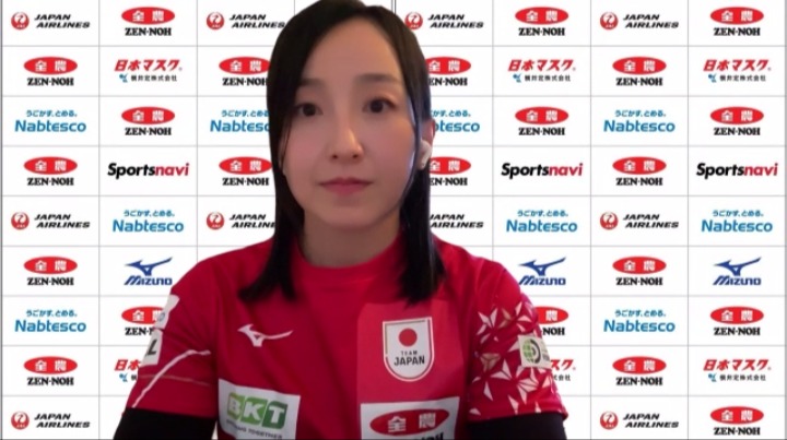 世界選手権への意気込みを語るカーリング女子日本代表ロコ・ソラーレの藤沢