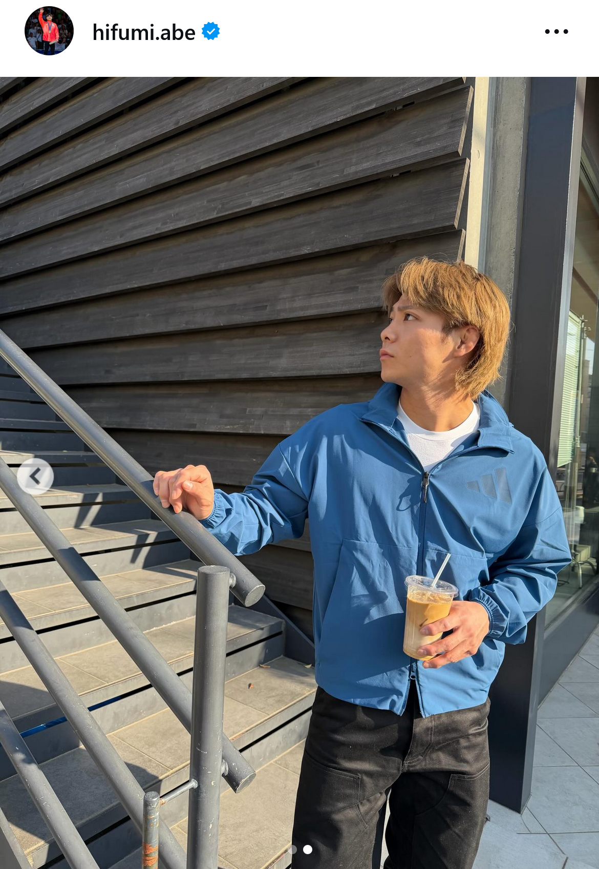 阿部一二三のインスタグラムから