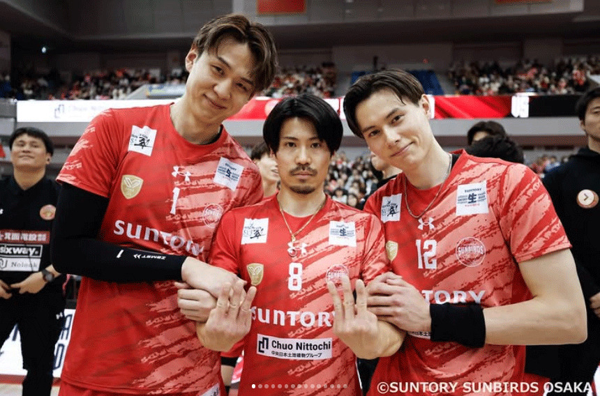 高橋藍のインスタグラムから