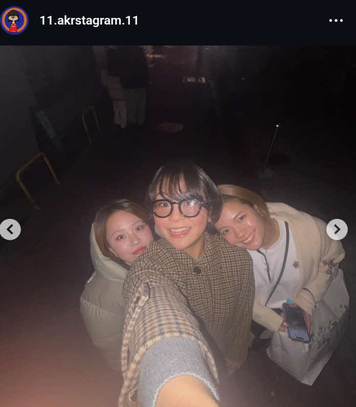 藤波の冬の思い出の投稿（本人のインスタグラム）