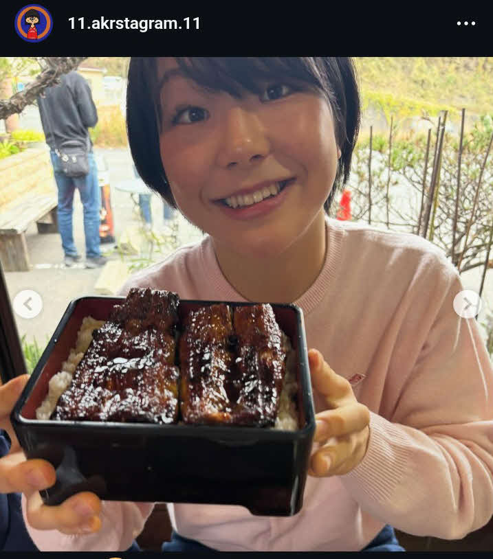 藤波の冬の思い出の投稿（本人のインスタグラム）