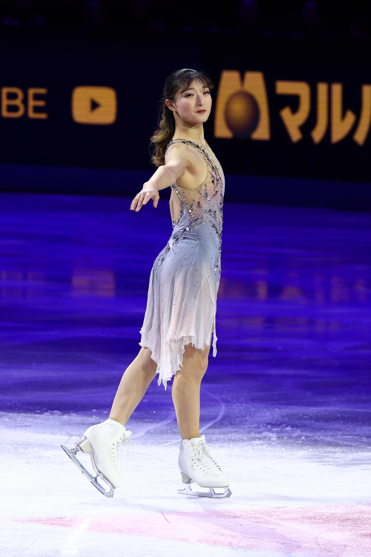エキシビションで演技を披露する坂本花織（撮影・PNP）