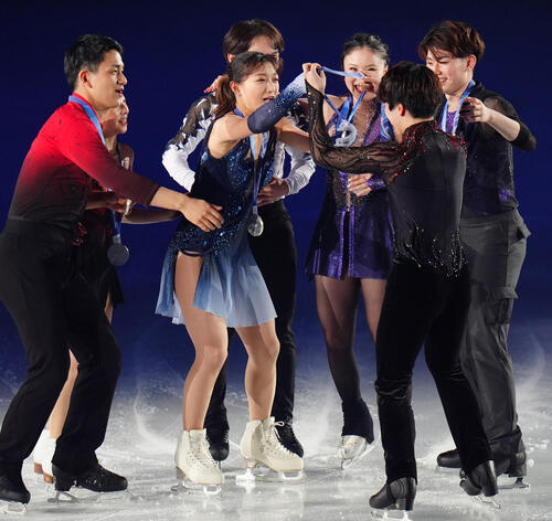 フィギュア】アリサ・リュウ、SOIで日本の観衆魅了 五輪金メダリストが