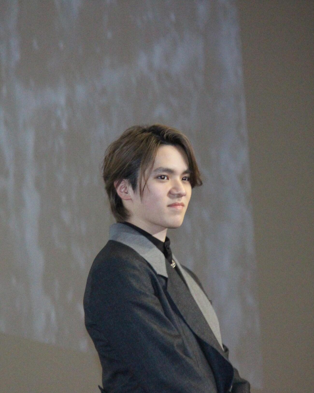 劇場版「Ice Brave　新横浜　Special Edition」映画館公開記念舞台挨拶に登壇した宇野昌磨さん（撮影・勝部晃多）