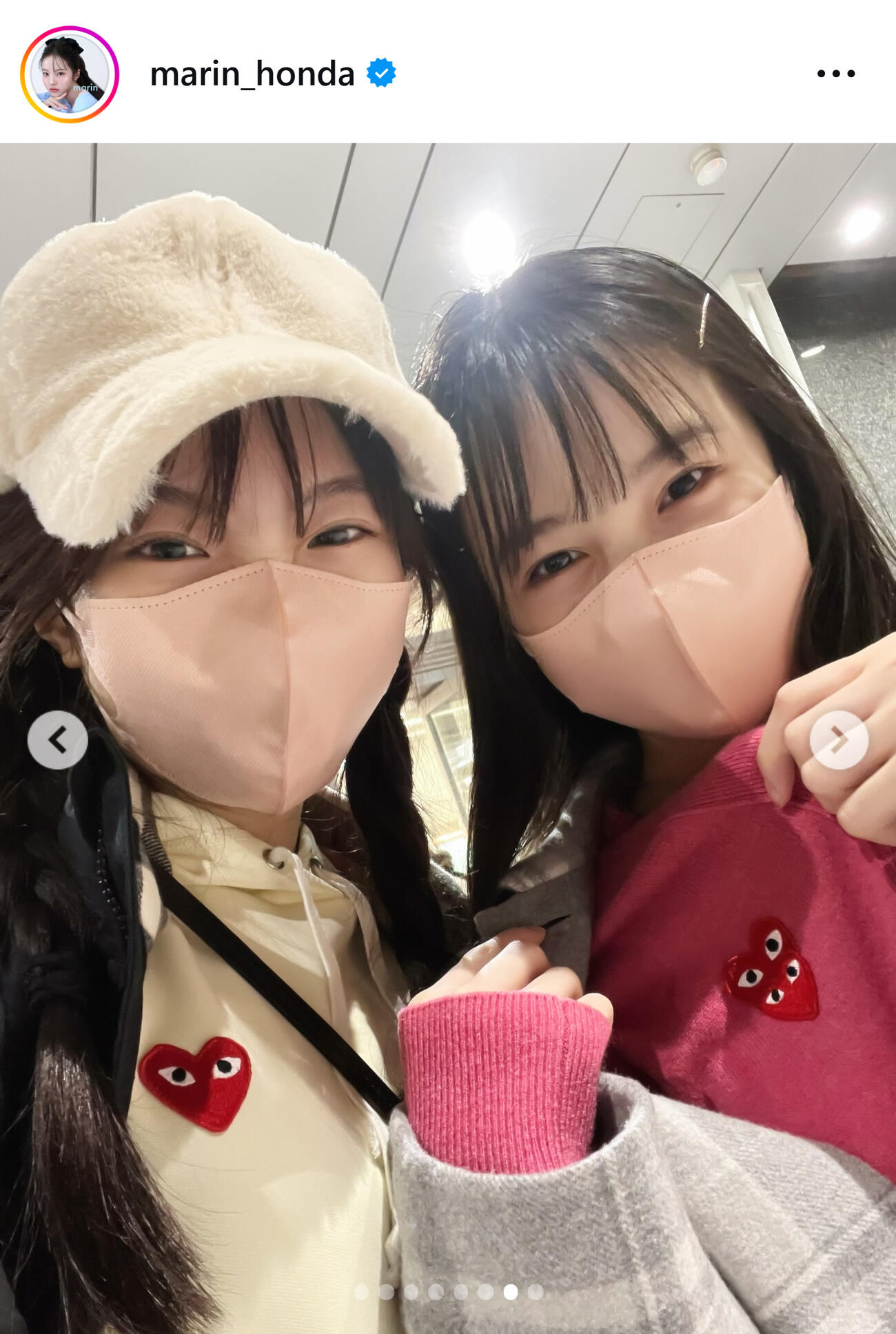 本田真凜さんのインスタグラムから