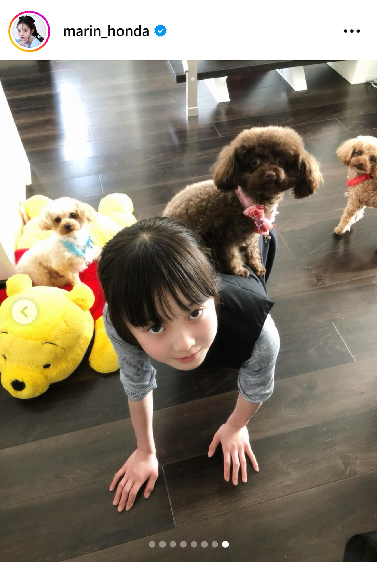 本田真凜さんのインスタグラムから